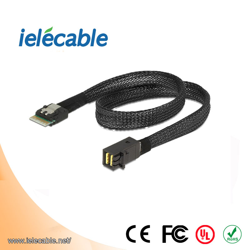 SAS (SFF8654) 转 SAS (SFF8643) 线