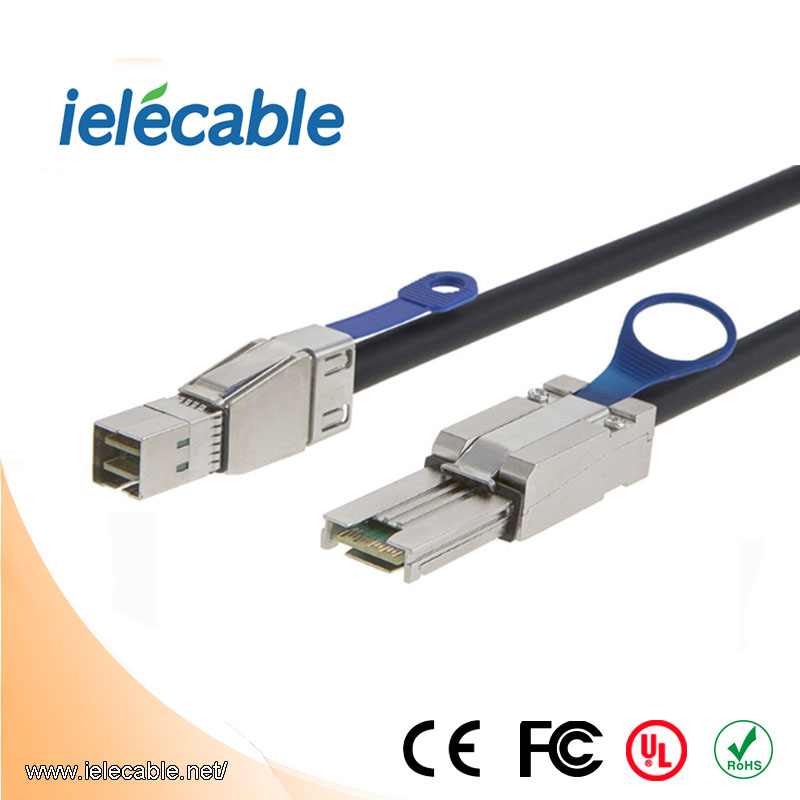 MINISAS (SFF8644) 转 MINISAS (SFF8088) 线