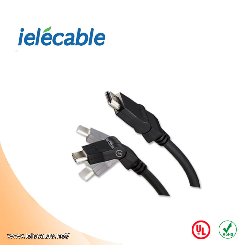 HDMI180度旋转连接线