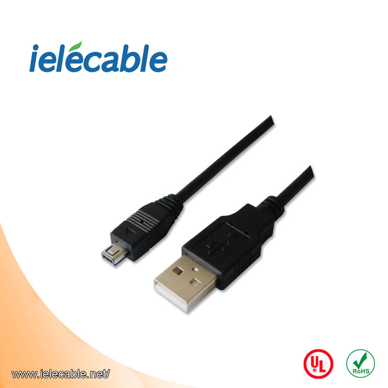 USB 2.0 A公对Mini 4 Pin数据连接线