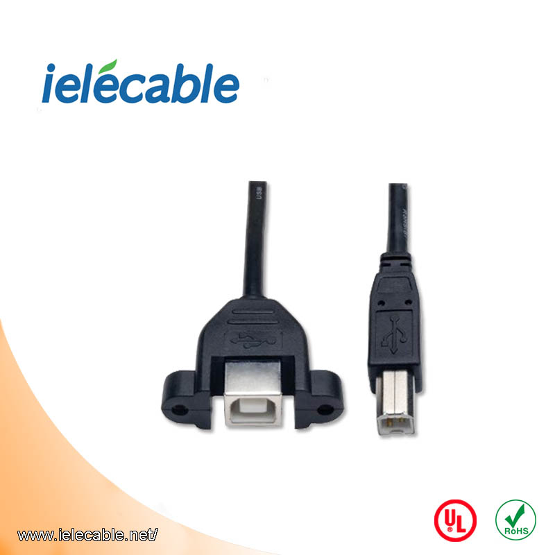 USB 2.0 B公对B母打印线