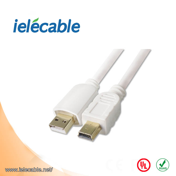USB 2.0 A公对Mini 5 pin 数据连接线