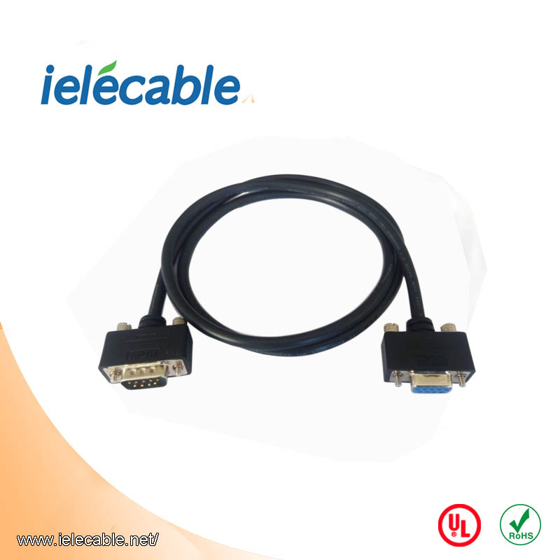 DB9 male to female extension cable